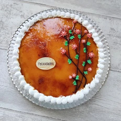 Tarta de crema tostada
