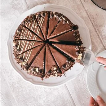 Tarta nata y chocolate